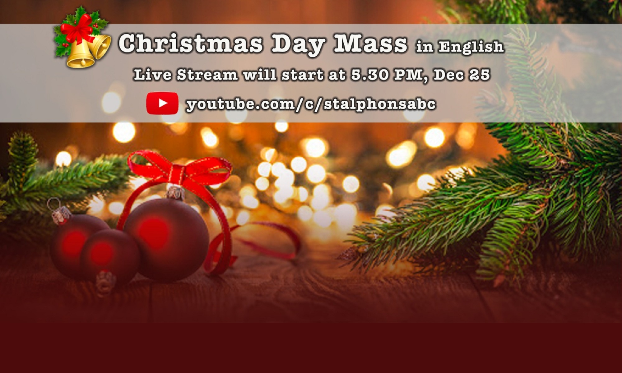Christmas Day English Mass 25th Dec 530 pm St. Alphonsa Syro